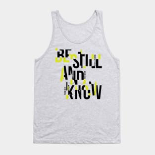 Be Still and Know Tank Top